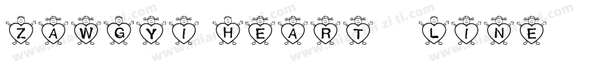 ZawGyi Heart ( Line字体转换